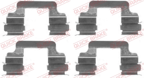 Accessory Kit, disc brake pad
